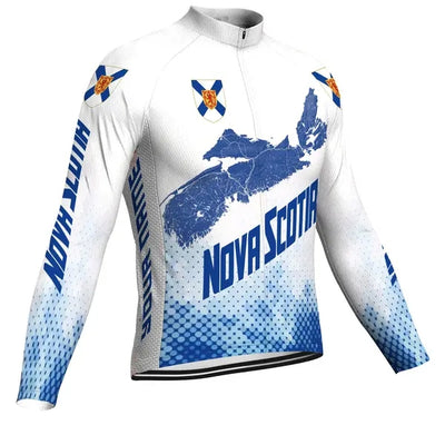 Customized Nova Scotia Men's Cycling Jersey Long Sleeve