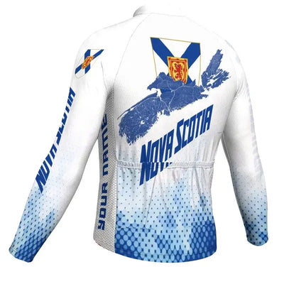 Customized Nova Scotia Men's Cycling Jersey Long Sleeve