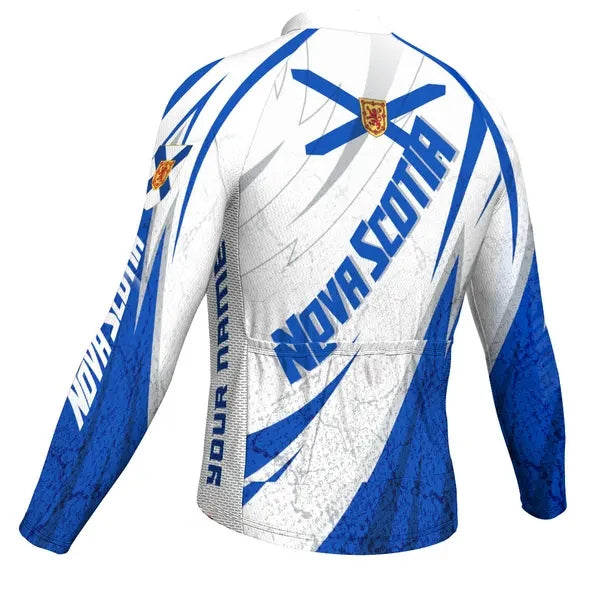 Customized Nova Scotia Men's Cycling Jersey Long Sleeve