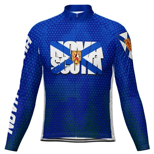 Customized Nova Scotia Men's Cycling Jersey Long Sleeve
