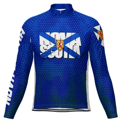 Customized Nova Scotia Men's Cycling Jersey Long Sleeve