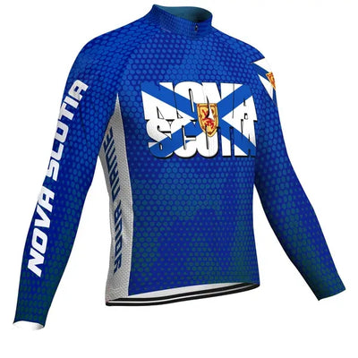 Customized Nova Scotia Men's Cycling Jersey Long Sleeve