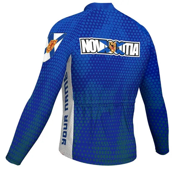 Customized Nova Scotia Men's Cycling Jersey Long Sleeve