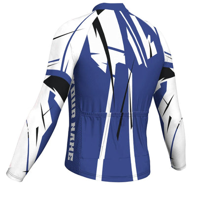 Custom Wisconsin Men's Cycling Jersey Long Sleeve