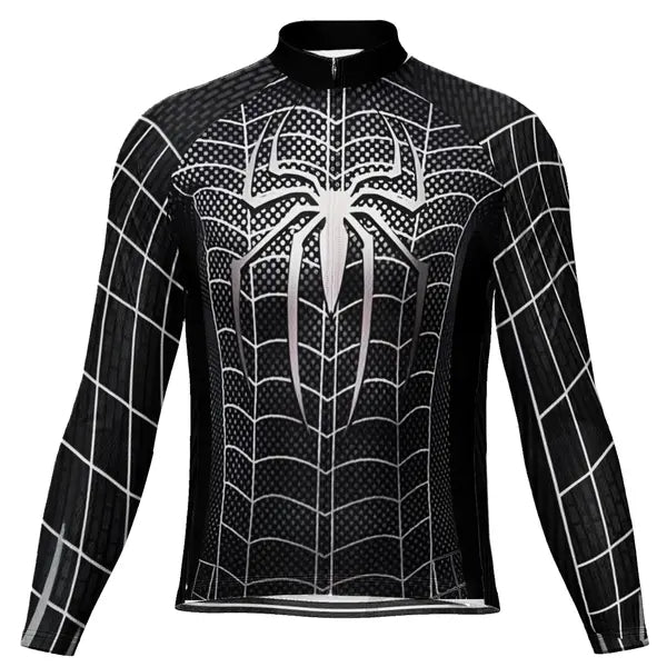 Customized Spider-Man Men's Cycling Jersey Long Sleeve