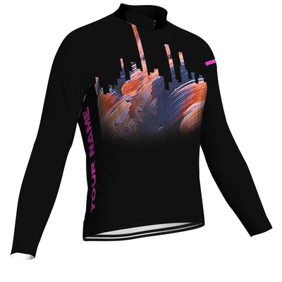 Customized Autumn Men's Cycling Jersey Long Sleeve