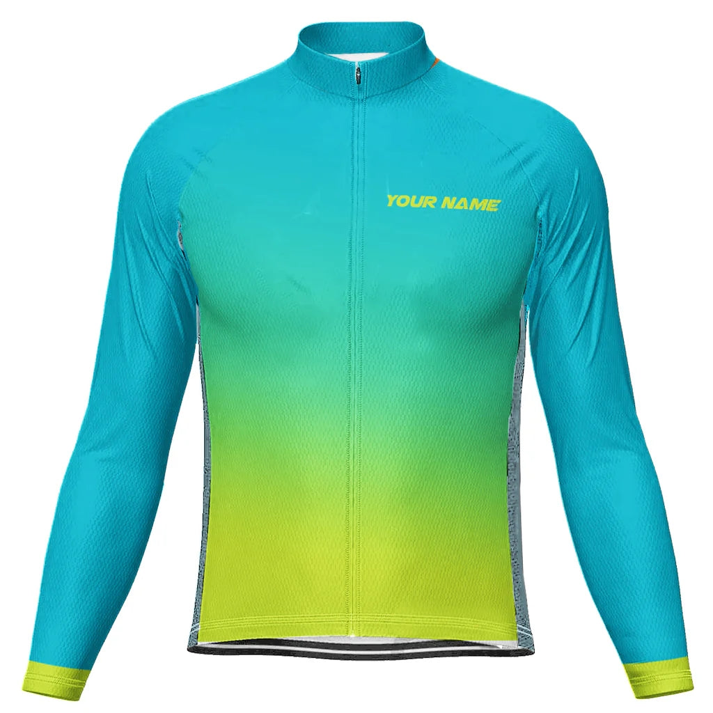 Customized Basic Men's Cycling Jersey Long Sleeve