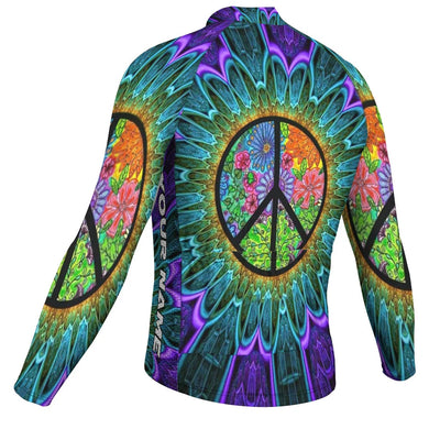 Customized Hippie Men's Cycling Jersey Long Sleeve