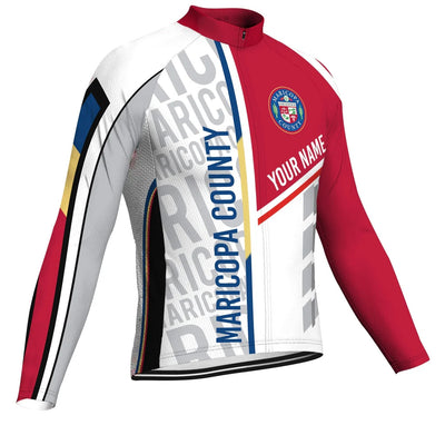 Customized Maricopa County Men's Cycling Jersey Long Sleeve