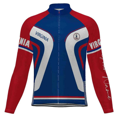 Customized Virginia Beach Men's Cycling Jersey Long Sleeve