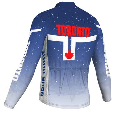 Customized Connecticut Men's Cycling Jersey Long Sleeve