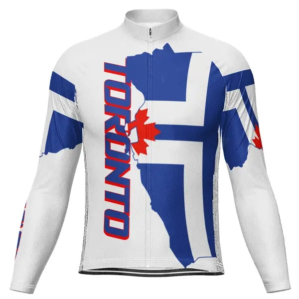Customized Connecticut Men's Cycling Jersey Long Sleeve