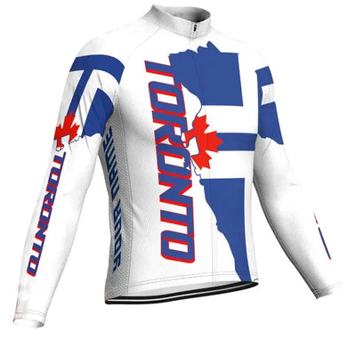 Customized Connecticut Men's Cycling Jersey Long Sleeve
