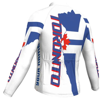 Customized Connecticut Men's Cycling Jersey Long Sleeve