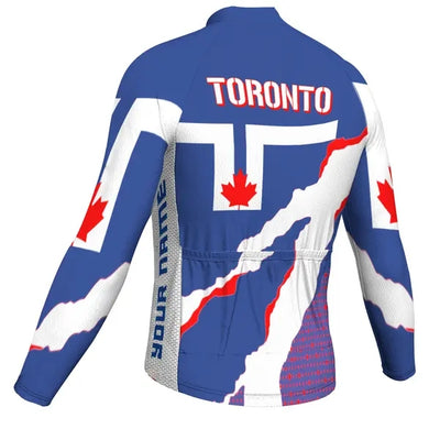 Customized Connecticut Men's Cycling Jersey Long Sleeve