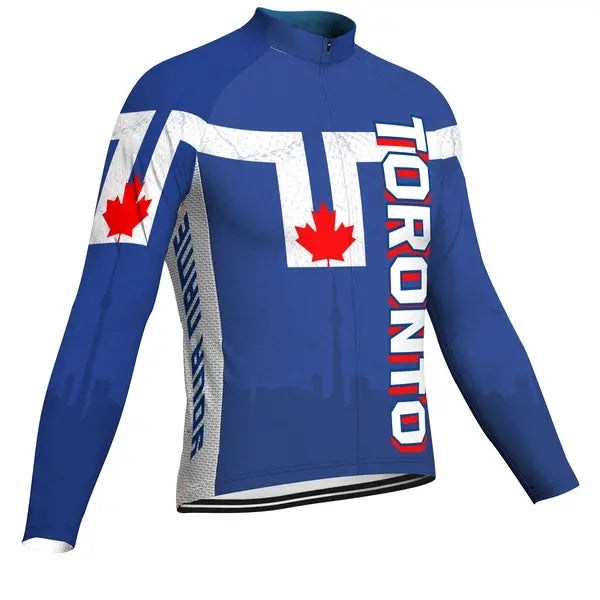 Customized Connecticut Men's Cycling Jersey Long Sleeve