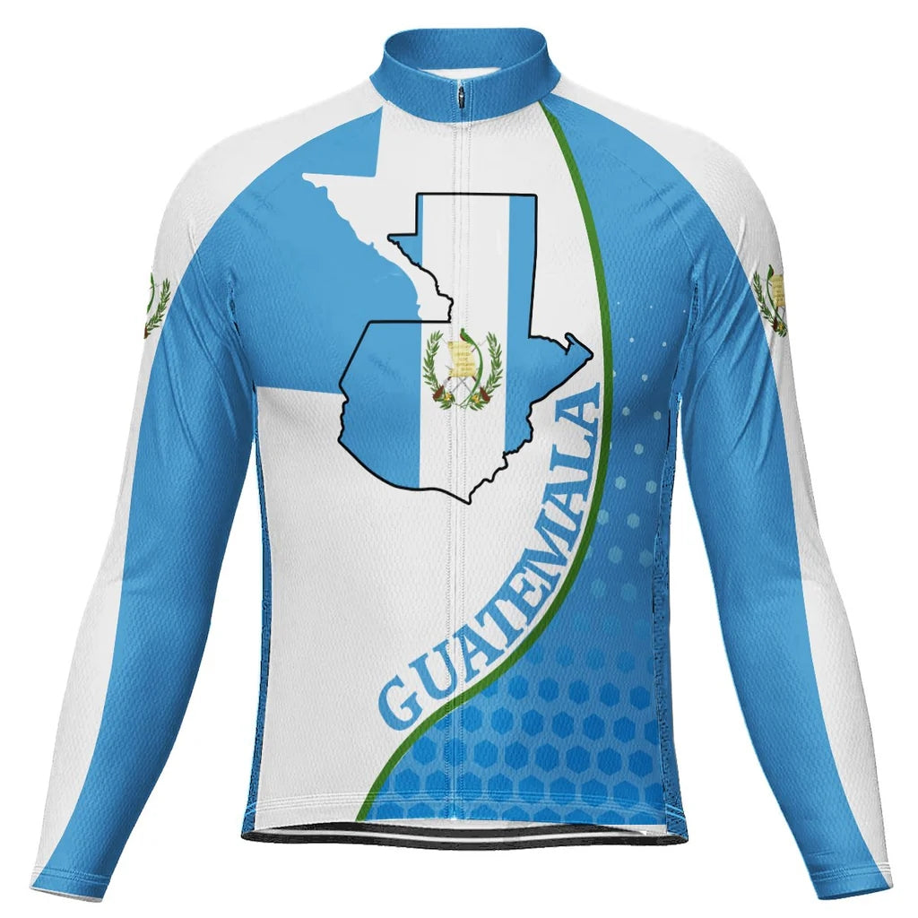 Customized Guatemala Men's Cycling Jersey Long Sleeve