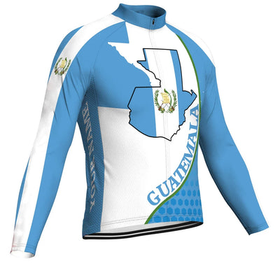 Customized Guatemala Men's Cycling Jersey Long Sleeve