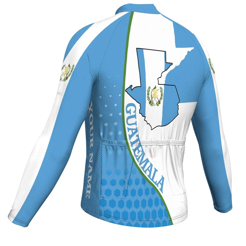 Customized Guatemala Men's Cycling Jersey Long Sleeve