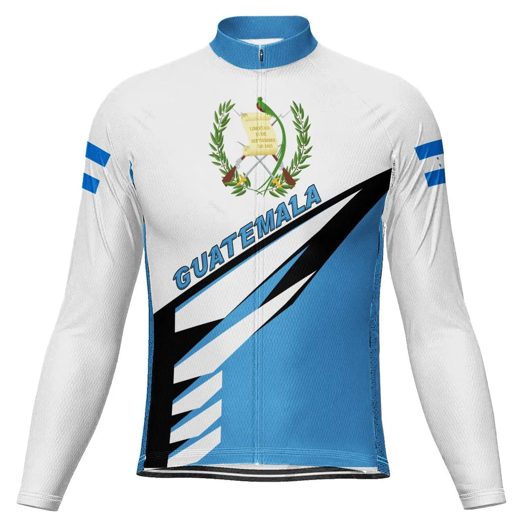 Customized Guatemala Men's Cycling Jersey Long Sleeve