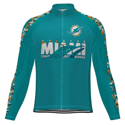 Customized Miami Men's Cycling Jersey Long Sleeve