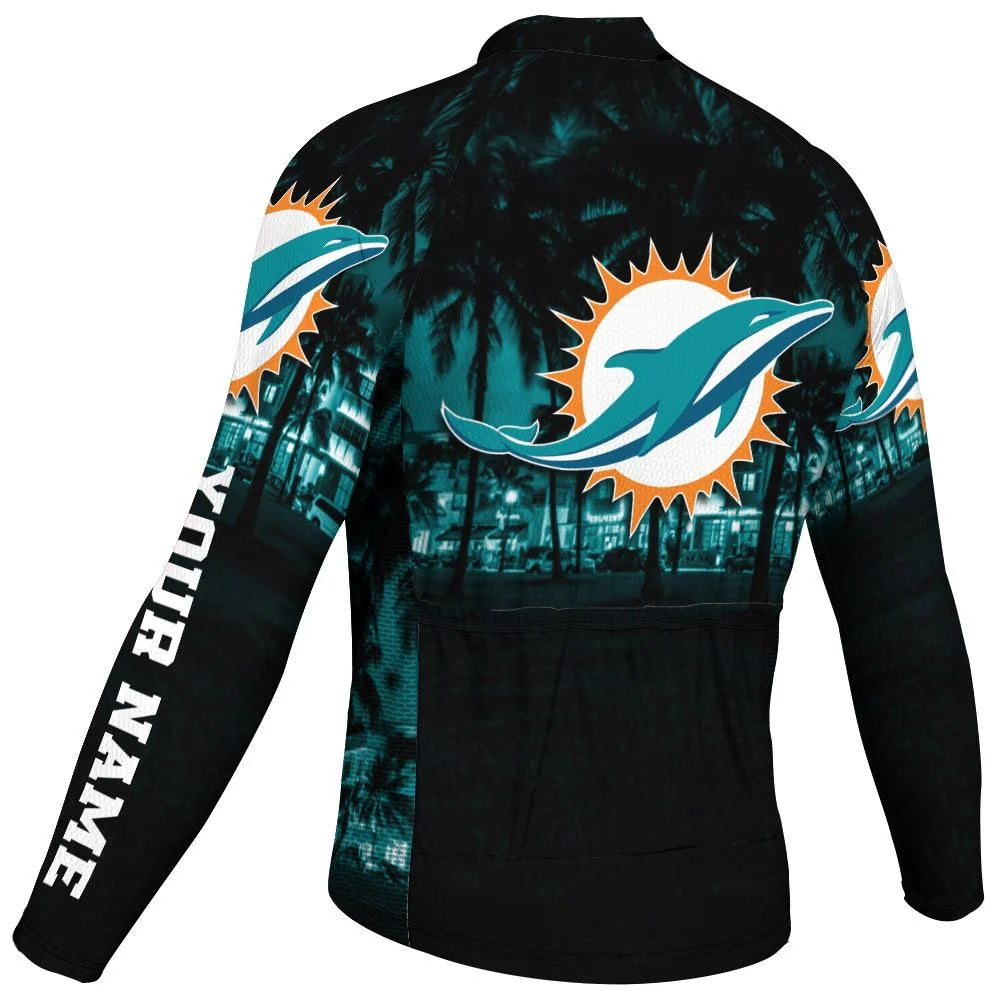 Customized Miami Men's Cycling Jersey Long Sleeve