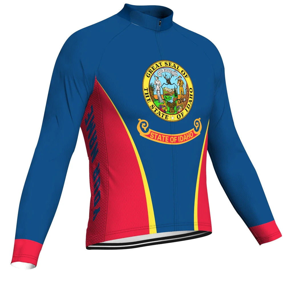 Customized Idaho Falls Men's Cycling Jersey Long Sleeve