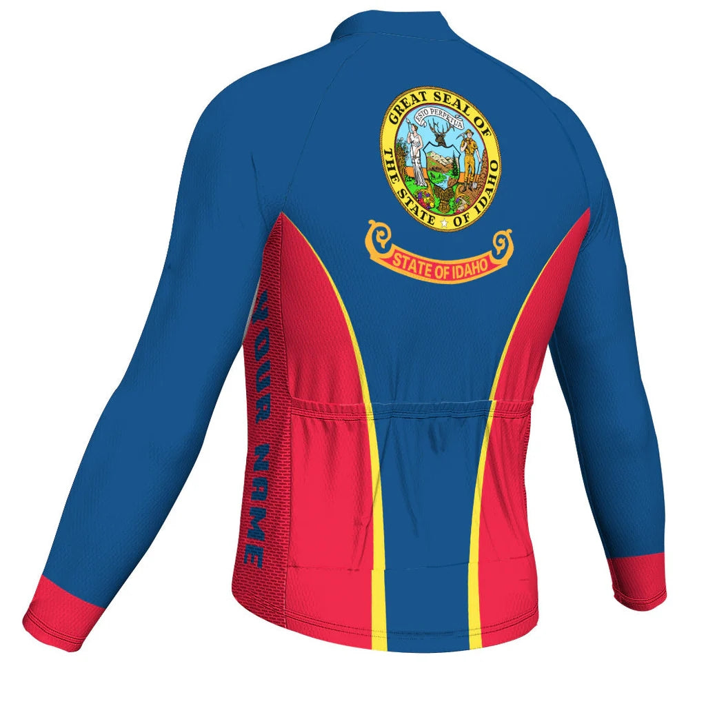Customized Idaho Falls Men's Cycling Jersey Long Sleeve