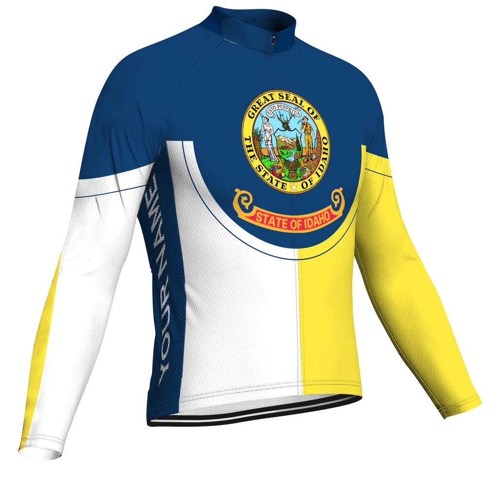 Customized Idaho Falls Men's Cycling Jersey Long Sleeve