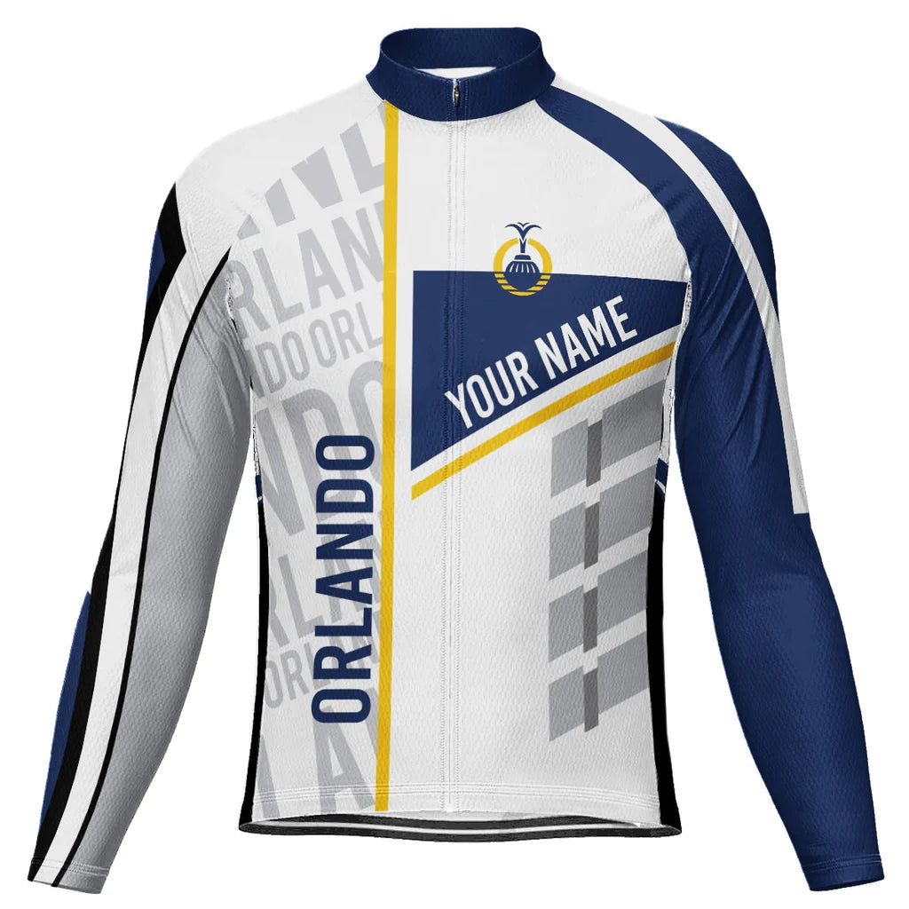 Customized Orlando Men's Cycling Jersey Long Sleeve