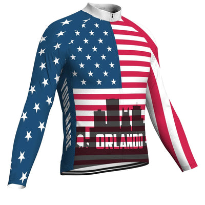 Customized Orlando Men's Cycling Jersey Long Sleeve