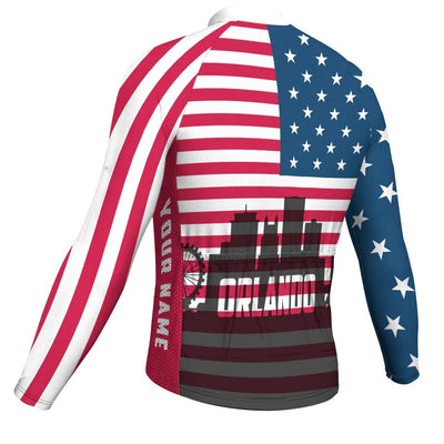 Customized Orlando Men's Cycling Jersey Long Sleeve