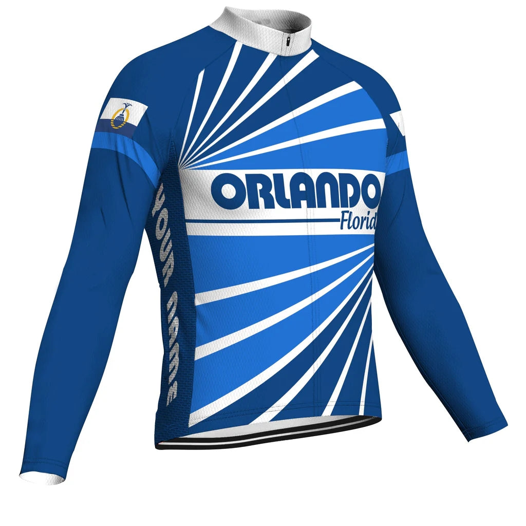 Customized Orlando Men's Cycling Jersey Long Sleeve