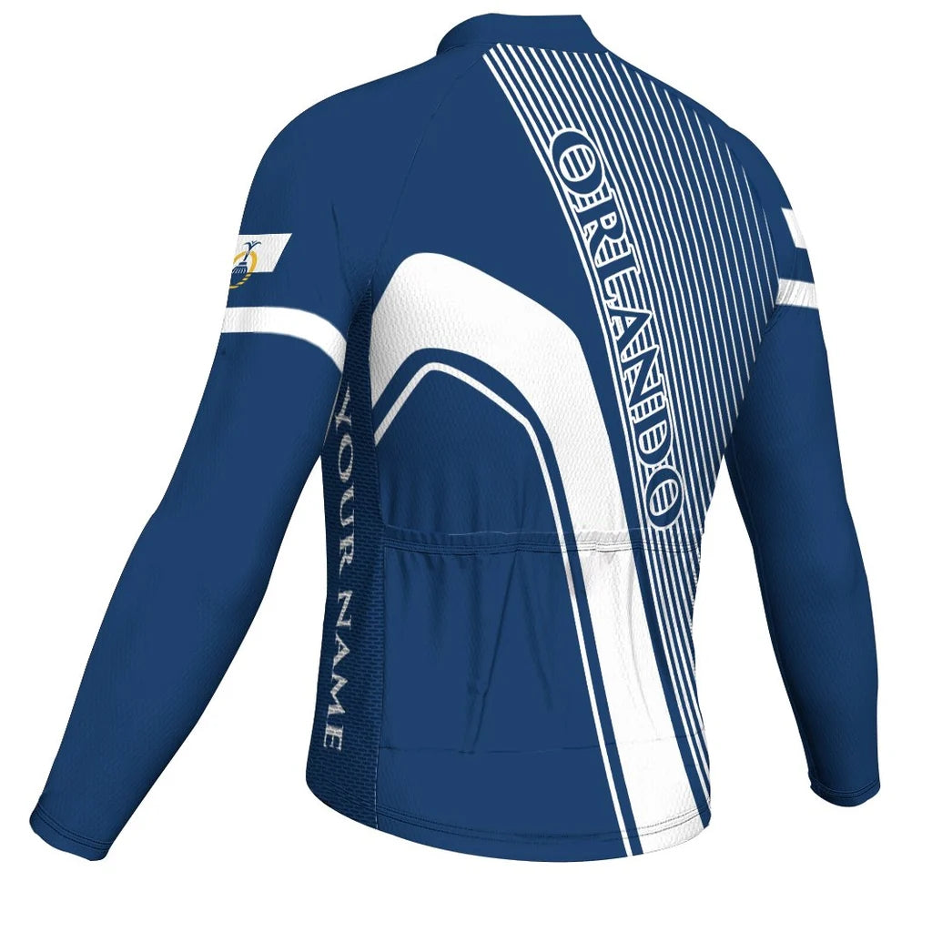 Customized Orlando Men's Cycling Jersey Long Sleeve