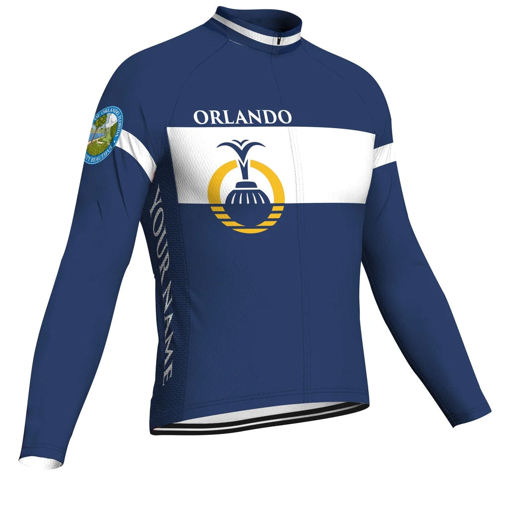 Customized Orlando Men's Cycling Jersey Long Sleeve