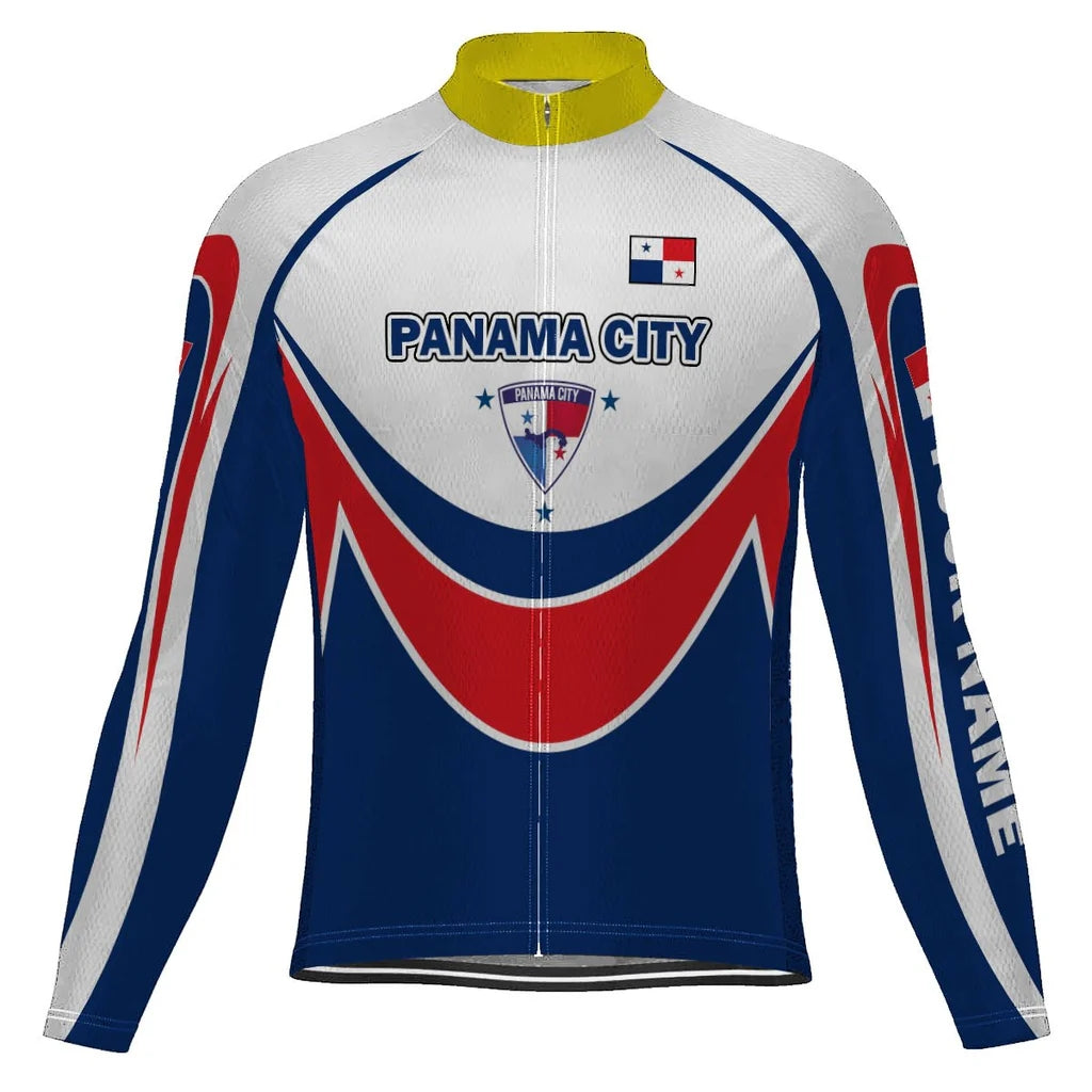 Customized Panama Men's Cycling Jersey Long Sleeve