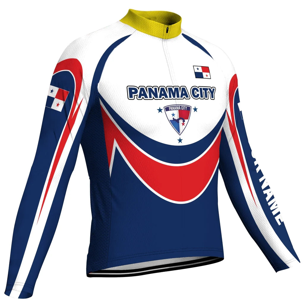 Customized Panama Men's Cycling Jersey Long Sleeve