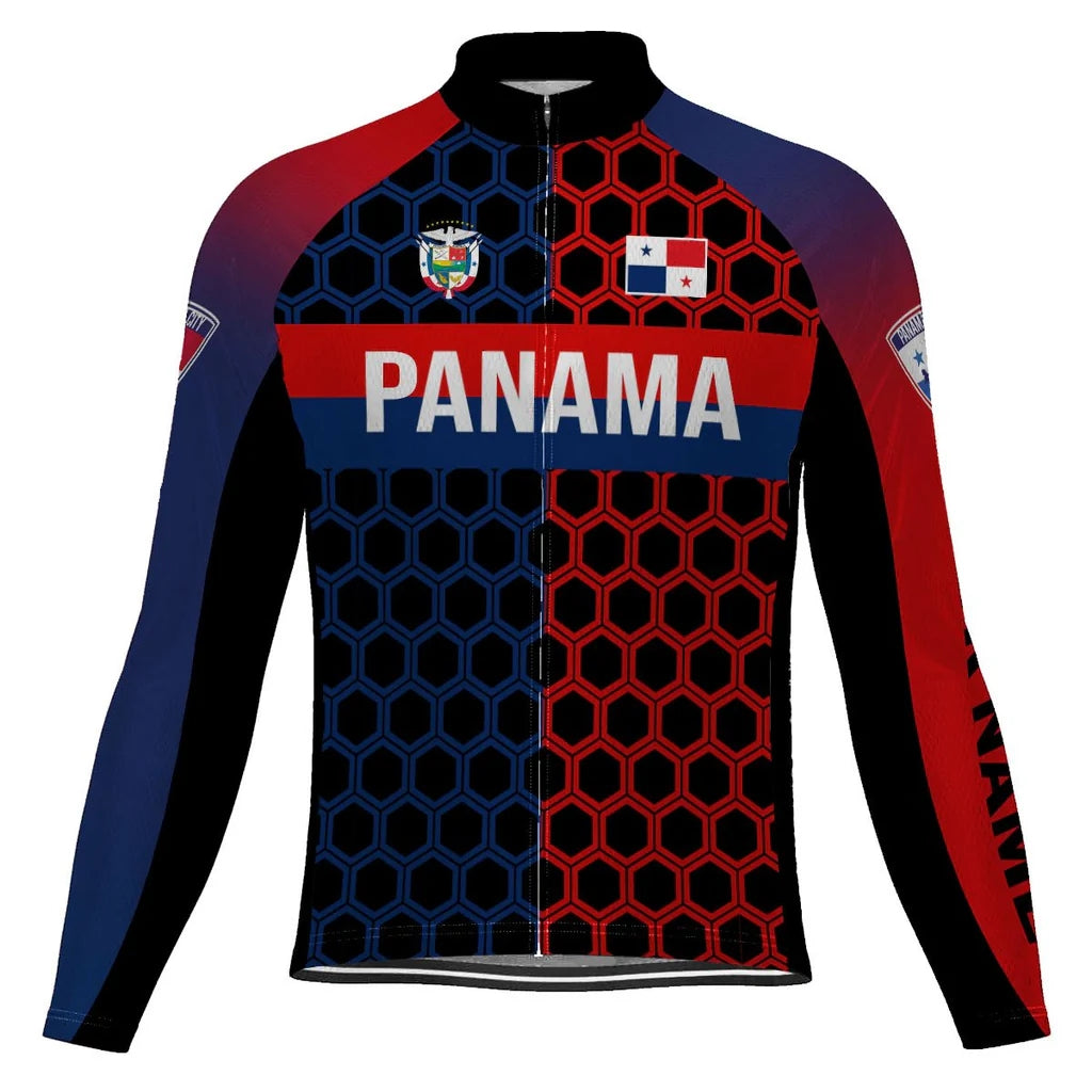 Customized Panama Men's Cycling Jersey Long Sleeve