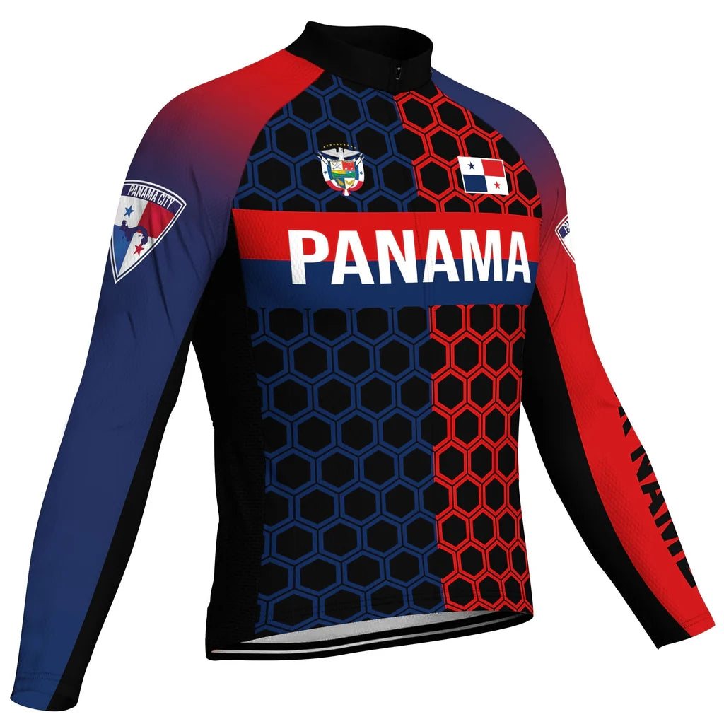 Customized Panama Men's Cycling Jersey Long Sleeve