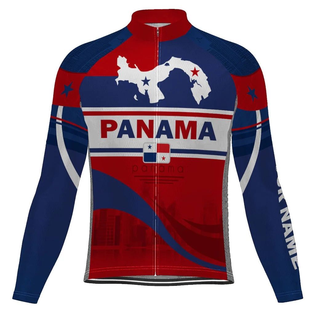 Customized Panama Men's Cycling Jersey Long Sleeve