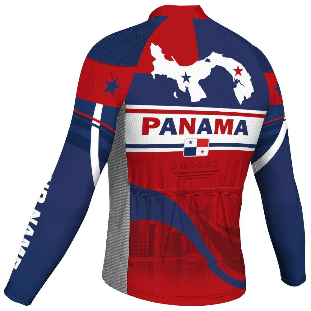 Customized Panama Men's Cycling Jersey Long Sleeve