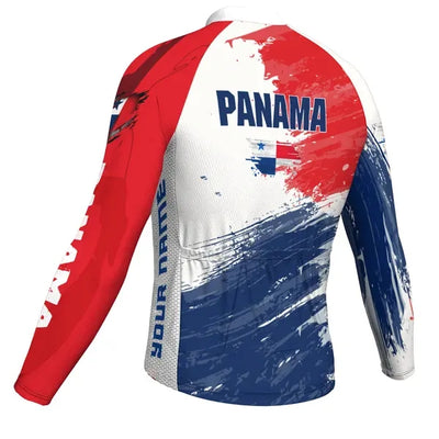 Customized Panama Men's Cycling Jersey Long Sleeve