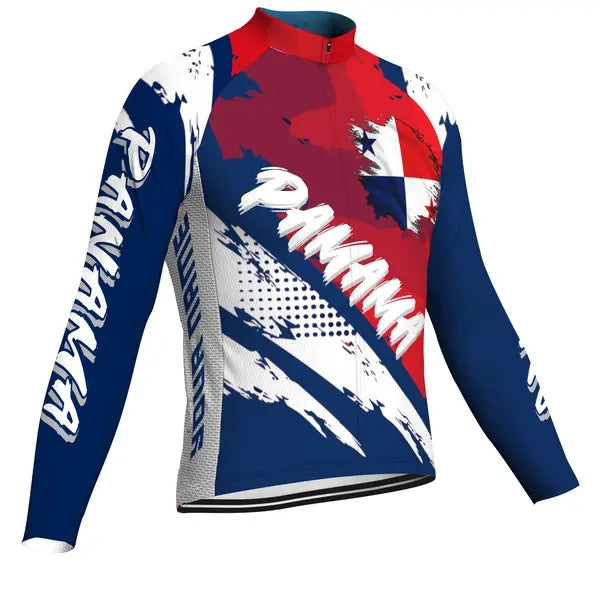 Customized Panama Men's Cycling Jersey Long Sleeve