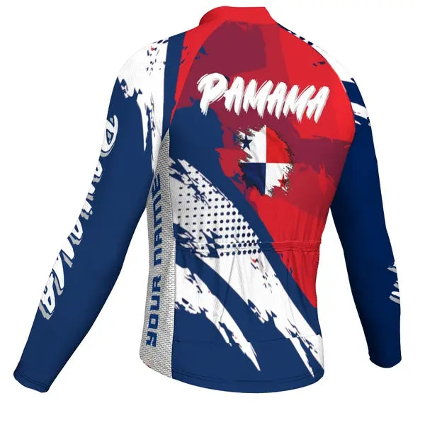 Customized Panama Men's Cycling Jersey Long Sleeve