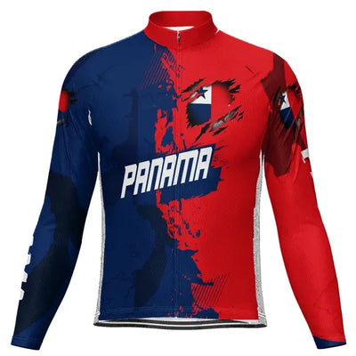 Customized Panama Men's Cycling Jersey Long Sleeve