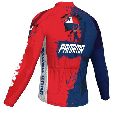 Customized Panama Men's Cycling Jersey Long Sleeve