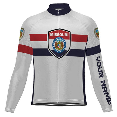 Customize Missouri Men's Cycling Jersey Long Sleeve