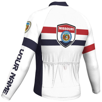 Customize Missouri Men's Cycling Jersey Long Sleeve