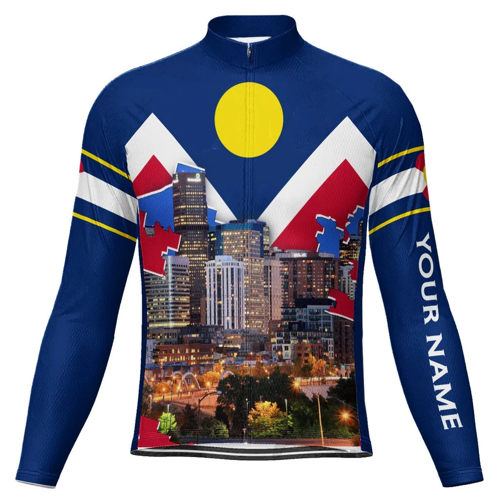 Customized Denver Men's Cycling Jersey Long Sleeve