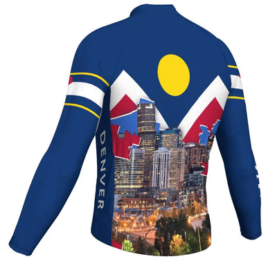 Customized Denver Men's Cycling Jersey Long Sleeve